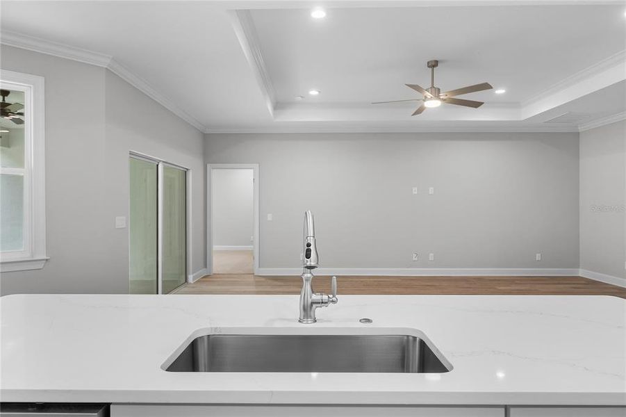 Close-up of interior finishes inside a home in , Mulberry (Image 15).