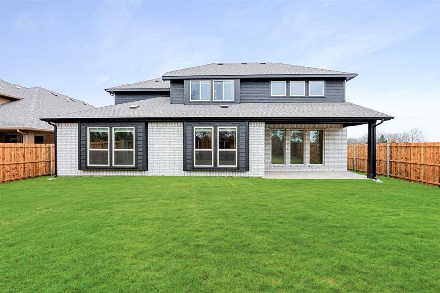 Exterior details and patio area of a home in East Oak Creek 60-65, Commerce (Image 22). Exterior details and patio area of a home in East Oak Creek 60-65, Commerce (Image 22).