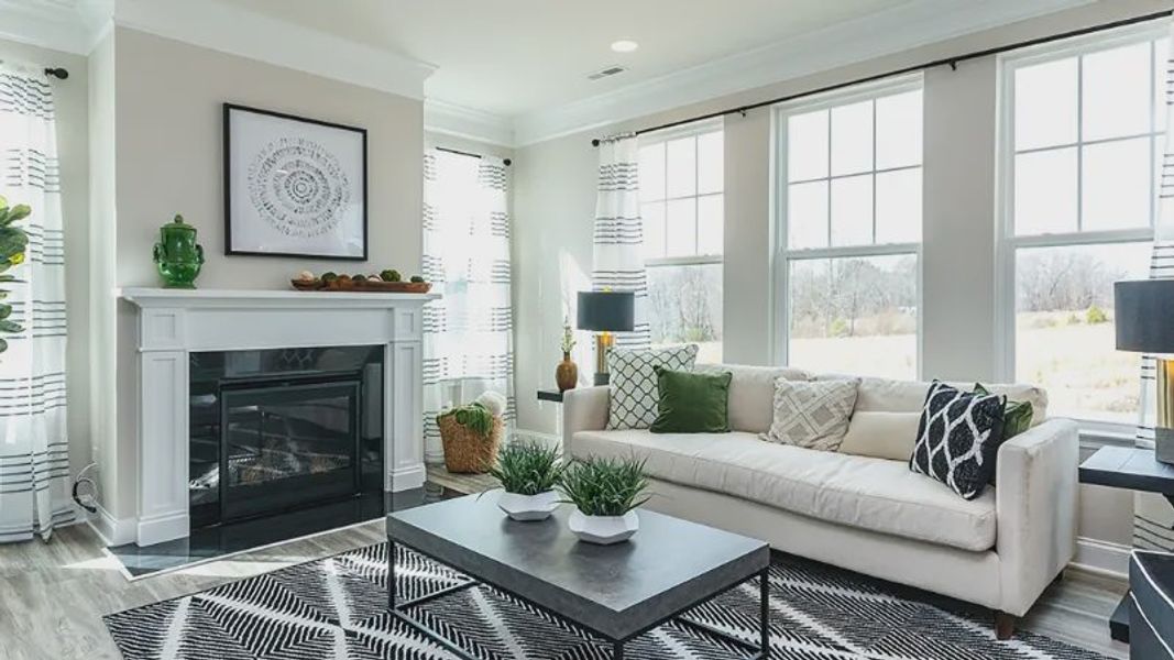 Furnished interior view inside a new home in Sidney Creek Single Family, Zebulon (Image 13).