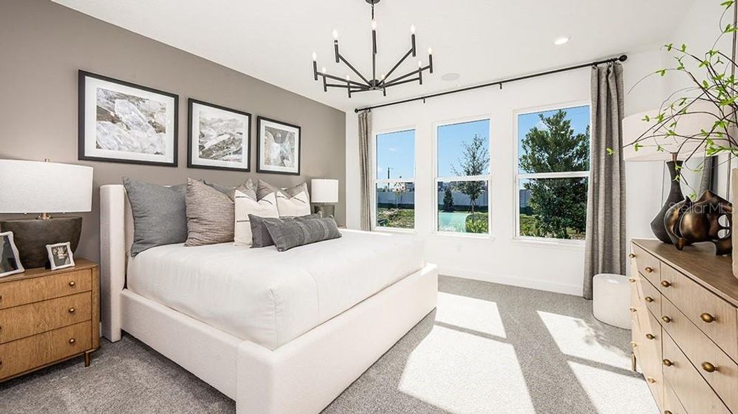 Furnished interior view inside a new home in Lochside, Mount Dora (Image 14).