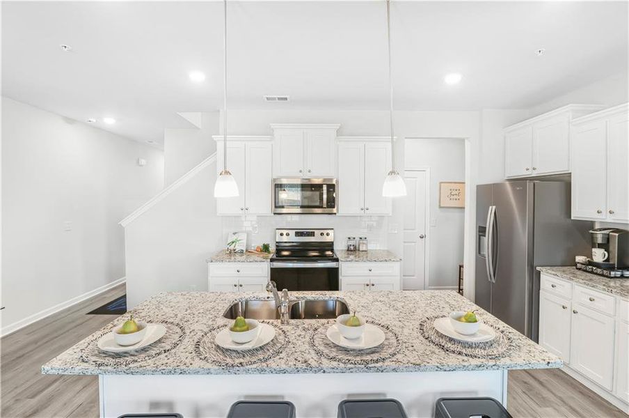 Furnished interior view inside a new home in , Fairburn (Image 6).