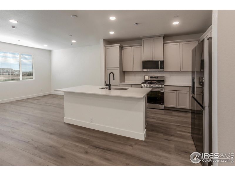 KITCHEN AND LIVING ROOM