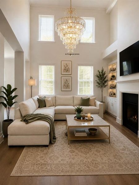 Furnished interior view inside a new home in Park at Ansleigh Farms, Dallas (Image 10).