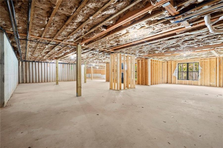 In-progress construction of a new home in , Ball Ground, GA (Image 56).