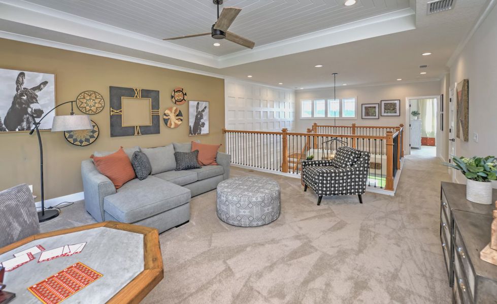 Furnished interior view inside a new home in Seven Pines, Jacksonville (Image 38).