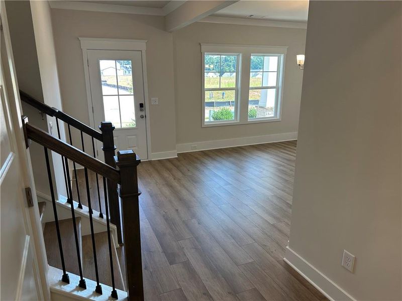 Spacious, unfurnished interior of a new home in Rosewood Lake Estates, Hoschton (Image 91).