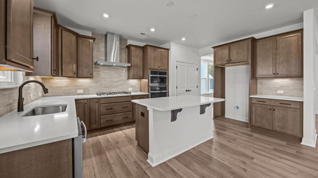 The Drayton Plan by DRB Homes in Farms at Bellingham, Mooresville NC - Kitchen