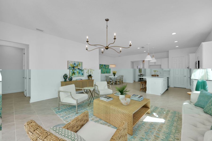 Representative furnished interior of a home built from the Eliza by Riverside Homes in Silver Landing at SilverLeaf, St. Augustine (Image 49). Representative furnished interior of a home built from the Eliza by Riverside Homes in Silver Landing at SilverLeaf, St. Augustine (Image 49).