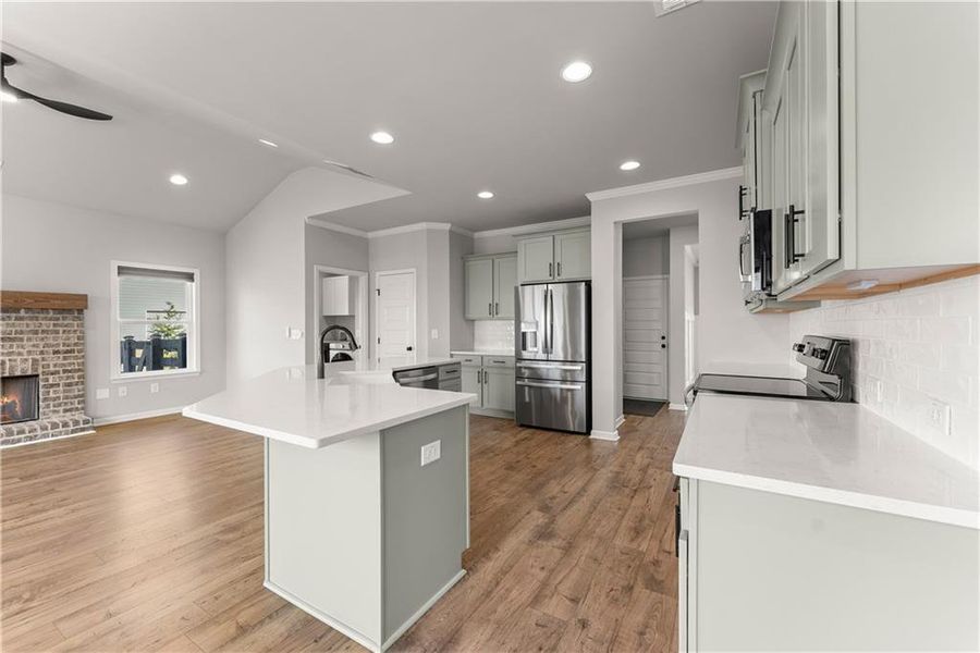 Furnished interior view inside a new home in , Dahlonega (Image 16). Furnished interior view inside a new home in , Dahlonega (Image 16).