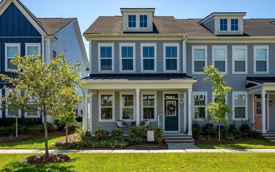 Front exterior of a new home in , Summerville, SC, highlighting curb appeal (Image 20). Front exterior of a new home in , Summerville, SC, highlighting curb appeal (Image 20).