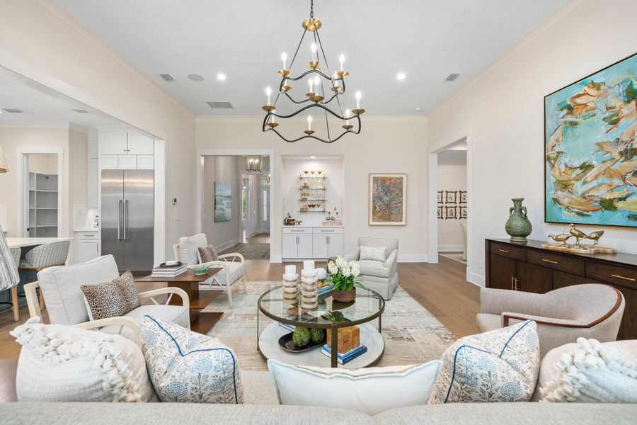 Representative furnished interior of a home built from the Avondale II by Riverside Homes in Hidden Creek at SilverLeaf, St. Augustine (Image 52). Representative furnished interior of a home built from the Avondale II by Riverside Homes in Hidden Creek at SilverLeaf, St. Augustine (Image 52).