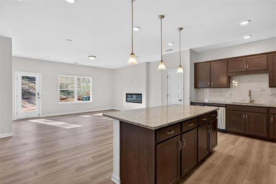 Furnished interior view inside a new home in Jameson Towns, Villa Rica (Image 5).