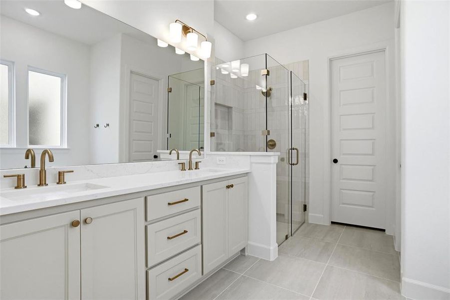 Furnished interior view inside a new home in , Aledo (Image 4).