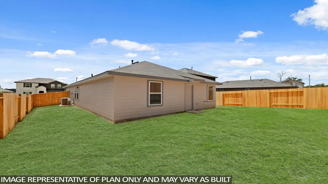 Representative exterior photo of a completed home built from the Barton by D.R. Horton in Mill Creek, Magnolia, TX (Image 13). Representative exterior photo of a completed home built from the Barton by D.R. Horton in Mill Creek, Magnolia, TX (Image 13).