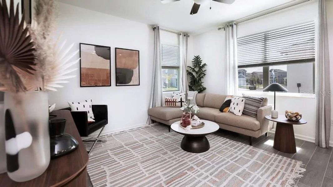 Furnished interior view inside a new home in , Apopka (Image 17).