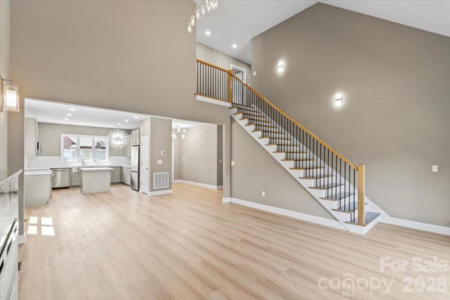 Spacious, unfurnished interior of a new home in , Hickory (Image 35).