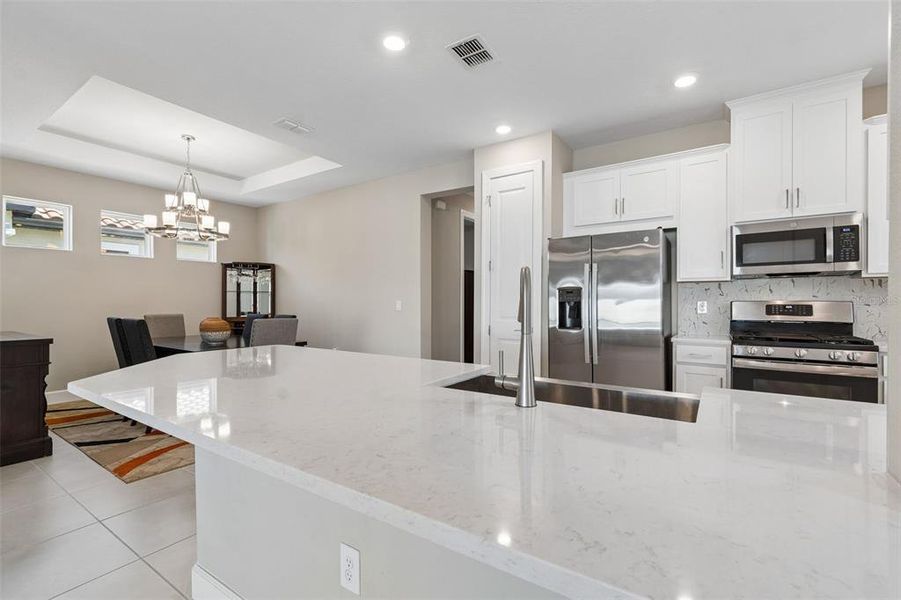 Furnished interior view inside a new home in , Wesley Chapel (Image 57).