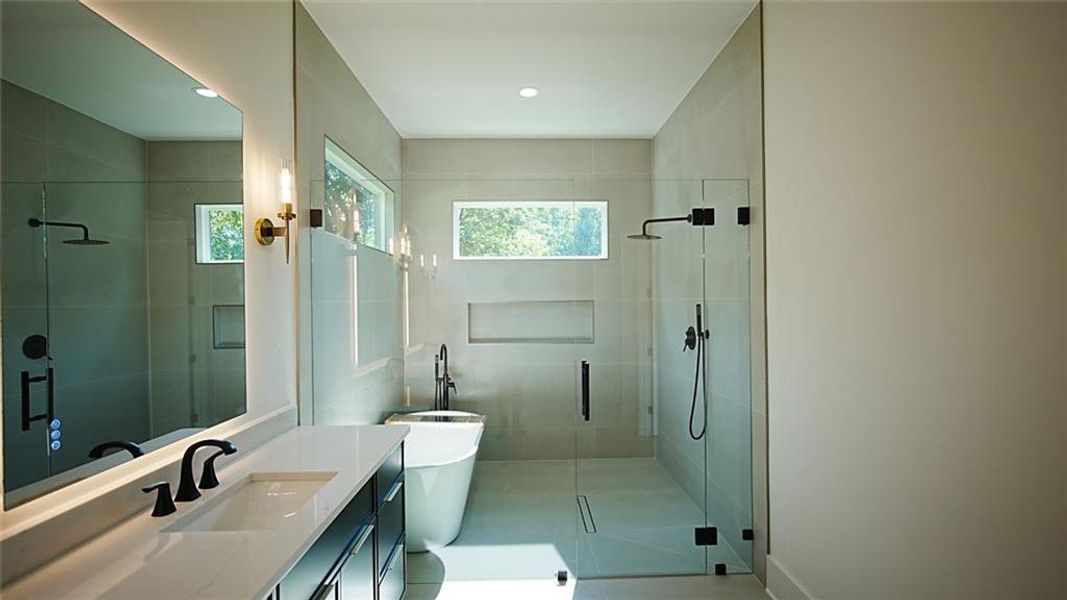 Furnished interior view inside a new home in , Flowery Branch (Image 5).
