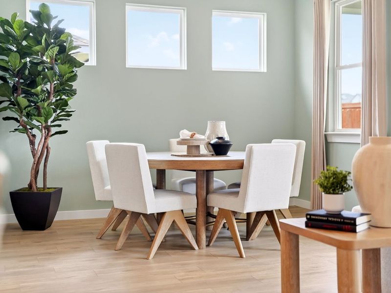 Furnished interior view inside a new home in Parks at Foster Crossing, Anna (Image 24).