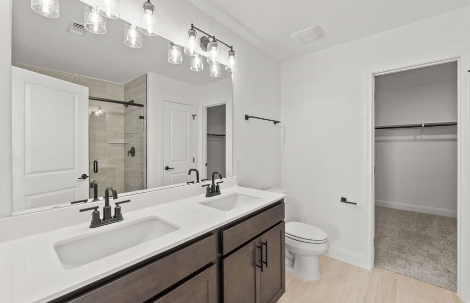 Furnished interior view inside a new home in Patterson Ranch, Georgetown (Image 8).
