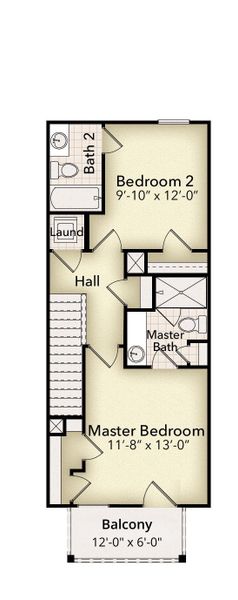 2nd Floor with Balcony