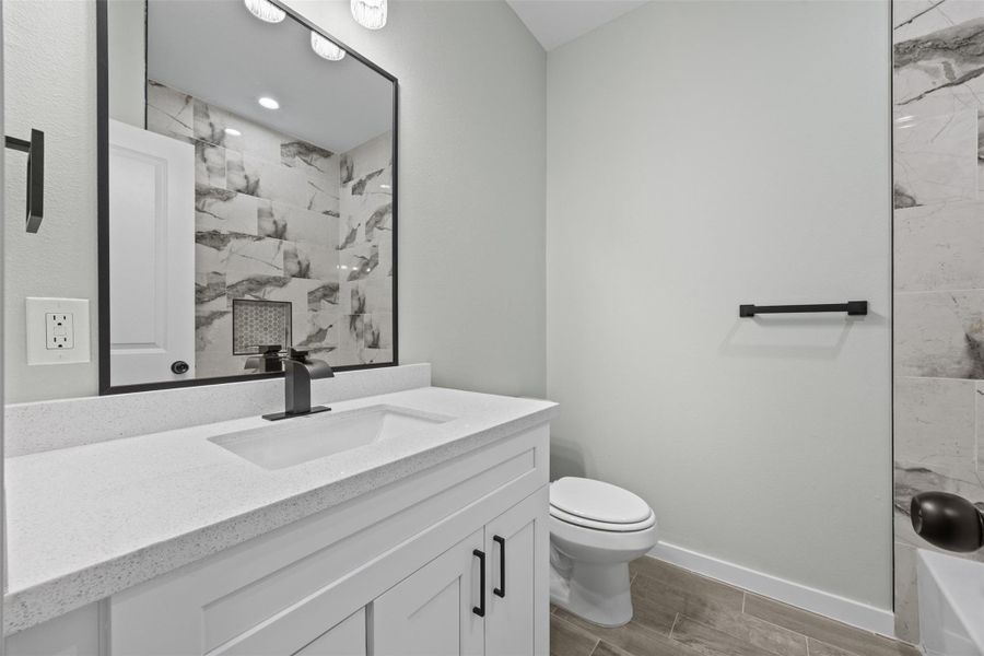 Furnished interior view inside a new home in , Willis (Image 6).