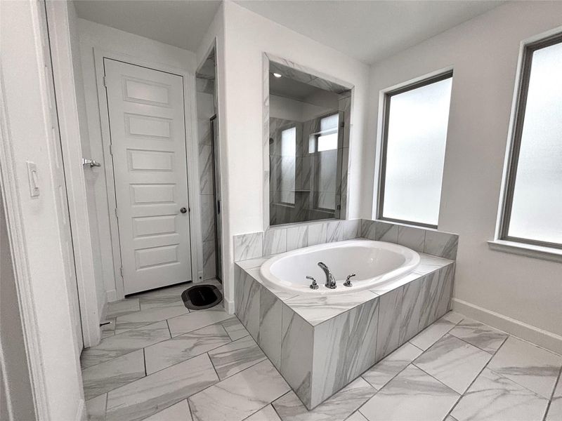 Furnished interior view inside a new home in Bridgeland 45', Cypress (Image 13).