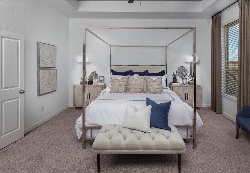 Furnished interior view inside a new home in Anniston, Katy (Image 10).