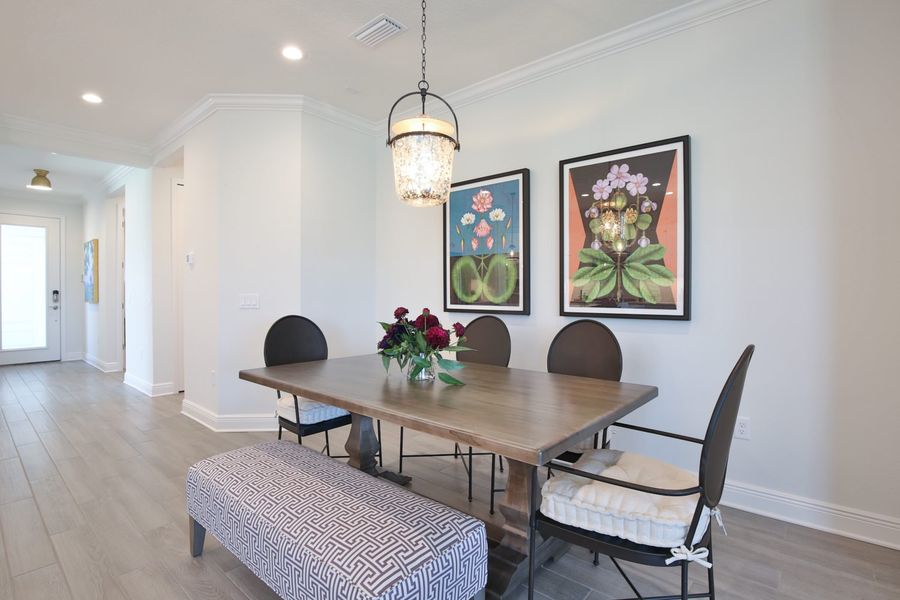 Furnished interior view inside a new home in Palm Grove, Lakewood Ranch (Image 11).