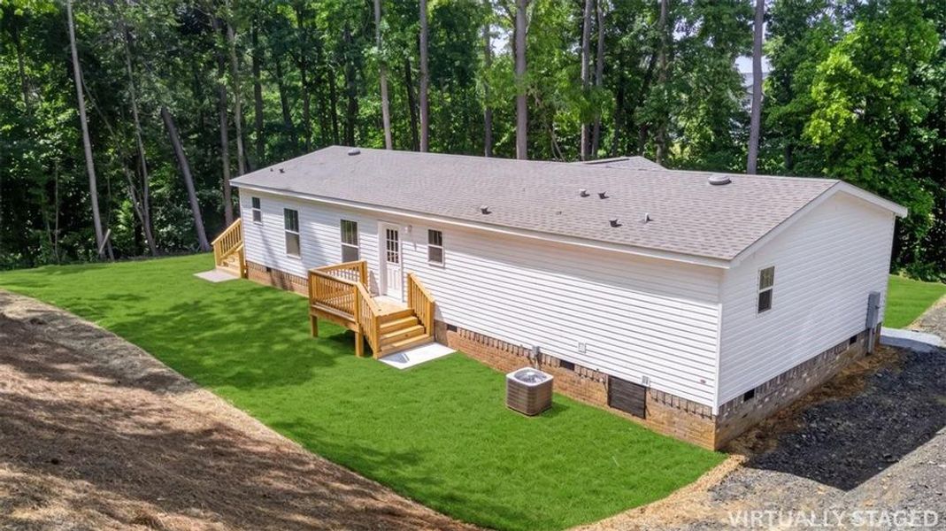 Exterior details and patio area of a home in , Canton (Image 30).