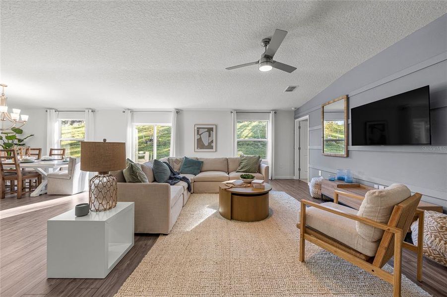 Furnished interior view inside a new home in Tara Forest East, Alachua (Image 30).
