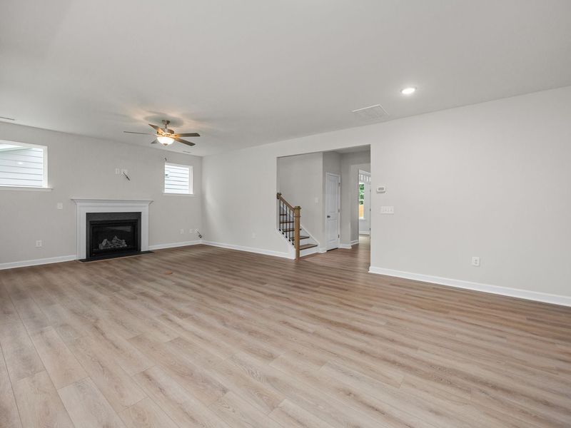 Representative unfurnished interior of a home built from the The Aspen by Davidson Homes LLC in Wendell Ridge, Wendell (Image 20).