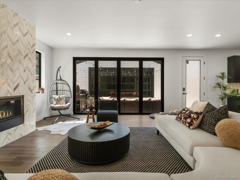 Furnished interior view inside a new home in , Denver (Image 4).