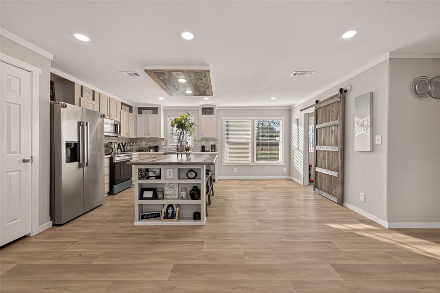 Furnished interior view inside a new home in , Cleveland (Image 25).
