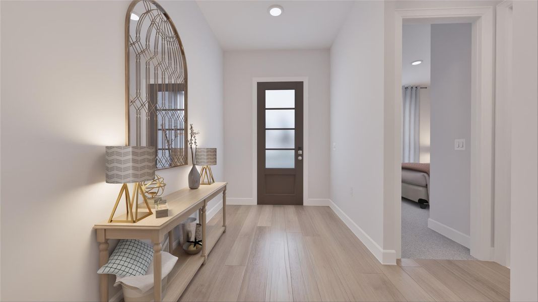 Furnished interior view inside a new home in Oakberry Trails, Waller (Image 22).