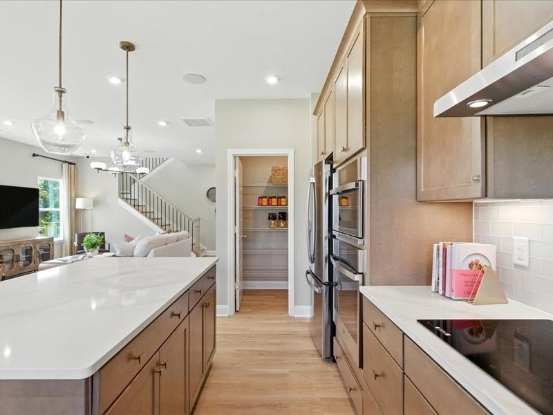Representative furnished interior of a home built from the Sawyer by Tri Pointe Homes in Grahym at Southbridge, Fort Mill (Image 15).