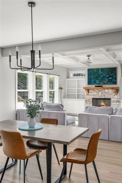 Furnished interior view inside a new home in , Dallas (Image 51).
