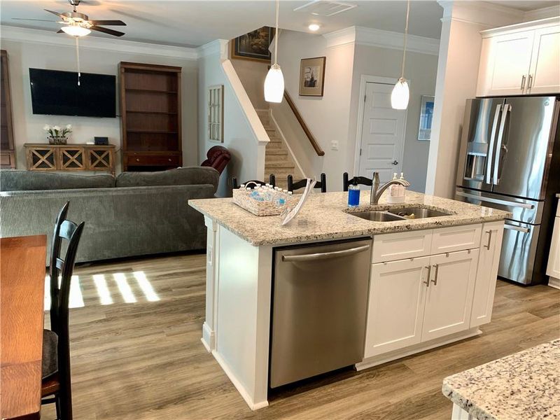 Furnished interior view inside a new home in Holiday Pines, Buford (Image 13).
