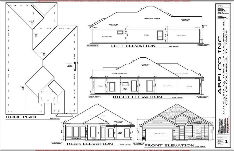 Exterior rendering of this home design in , Columbus, TX (Image 3). Exterior rendering of this home design in , Columbus, TX (Image 3).