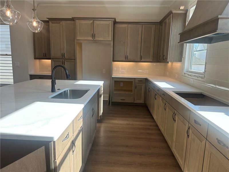 In-progress construction of a new home in Waterside Single Family, Peachtree Corners, GA (Image 38).