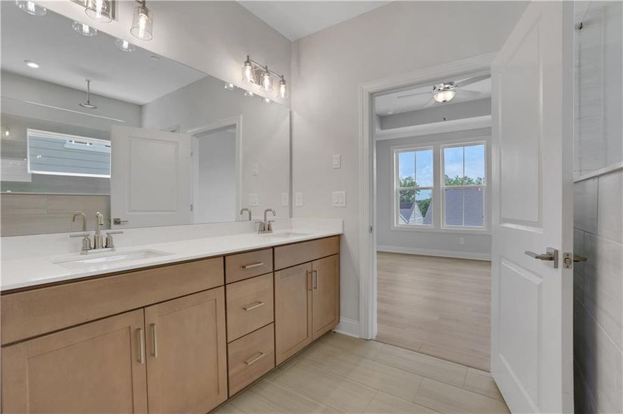 Furnished interior view inside a new home in Gatherings® at GreenHouse, Marietta (Image 34).