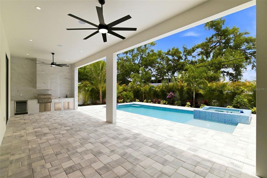 Exterior details and patio area of a home in , Sarasota (Image 27).