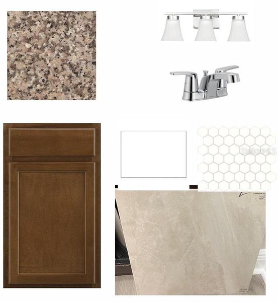 Sample of building materials used in homes in Gracewater at Sarasota, Sarasota (Image 3).