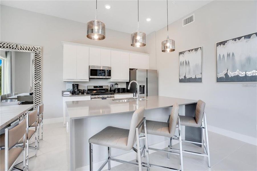 Furnished interior view inside a new home in , Reunion (Image 3). Furnished interior view inside a new home in , Reunion (Image 3).