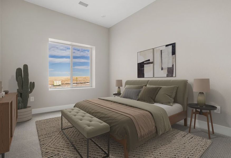 Homesite 48 ADU Bedroom - Virtually Staged - 15 of 17