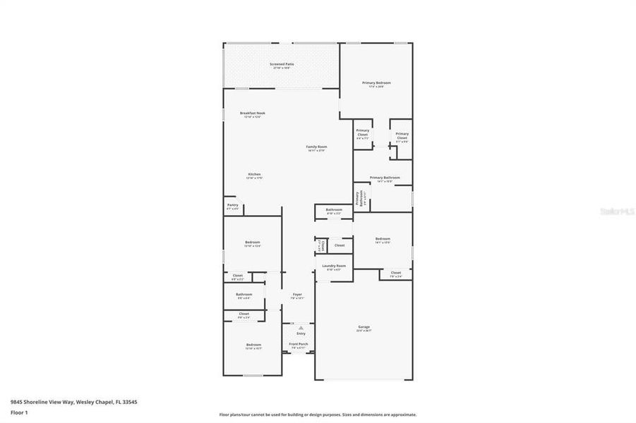 2D floor plan layout of this home in Epperson, Wesley Chapel, FL (Image 5). 2D floor plan layout of this home in Epperson, Wesley Chapel, FL (Image 5).