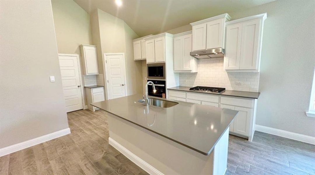Furnished interior view inside a new home in Eagle Creek, Denton (Image 5). Furnished interior view inside a new home in Eagle Creek, Denton (Image 5).