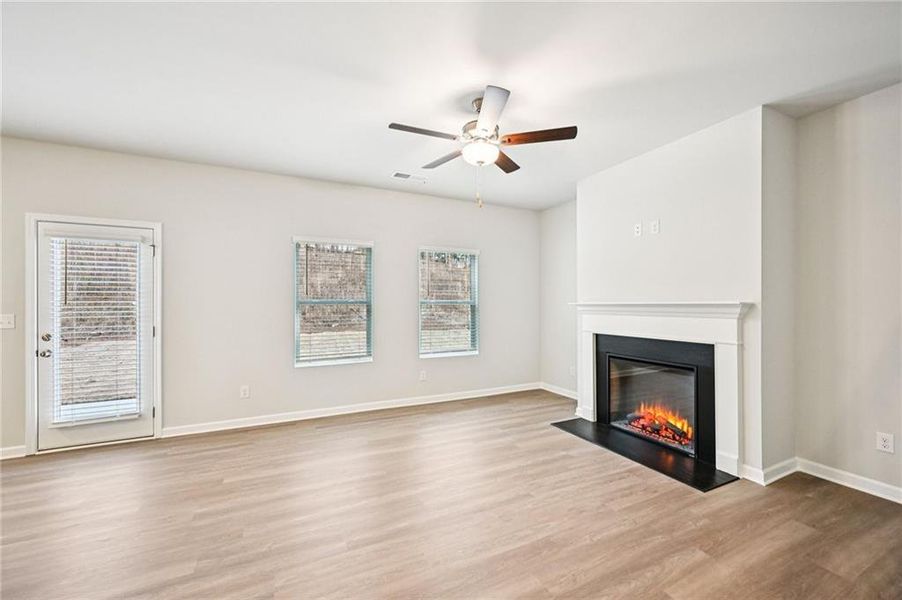 Spacious, unfurnished interior of a new home in The Hills at Cedar Creek, Winder (Image 20). Spacious, unfurnished interior of a new home in The Hills at Cedar Creek, Winder (Image 20).