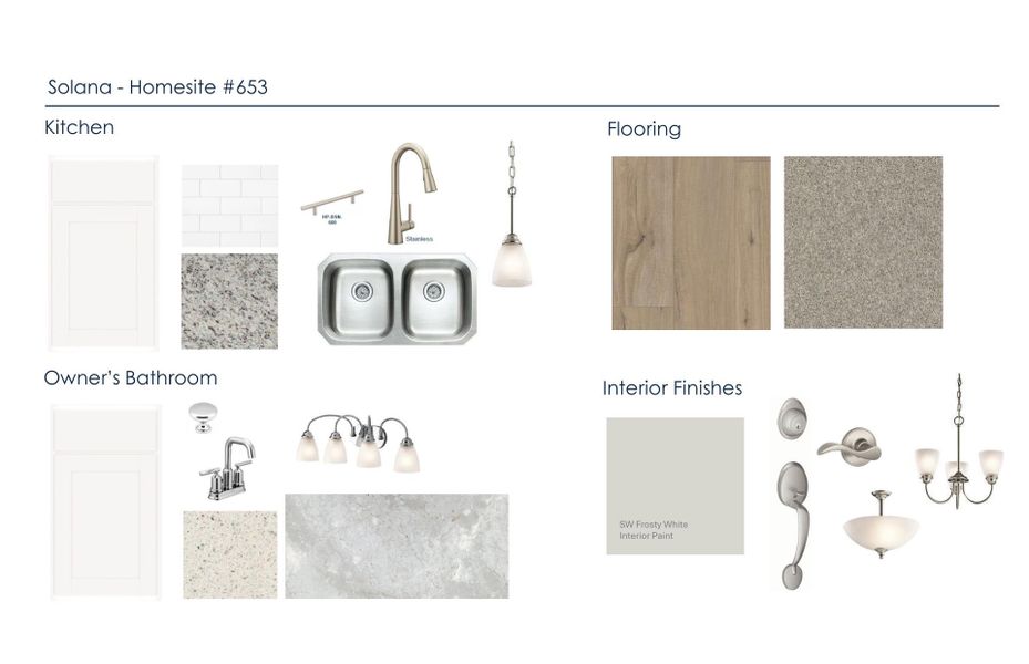 Sample of building materials used in homes in Solana, Durham (Image 18).