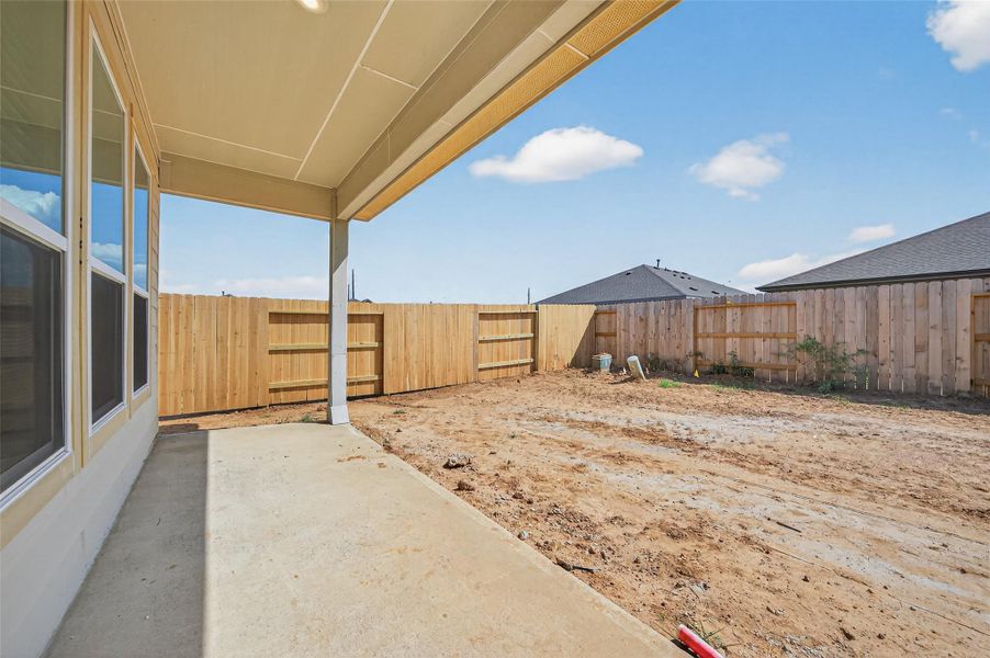 Exterior details and patio area of a home in Cypress Green, Hockley (Image 23).